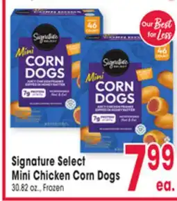 Jewel-Osco Signature Select Mini Chicken Corn Dogs offer