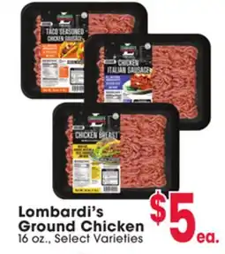 Jewel-Osco Lombardi's Ground Chicken offer