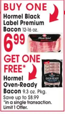 Jewel-Osco Hormel Black Label Premium Bacon offer