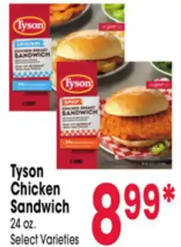 Jewel-Osco Tyson Chicken Sandwich offer