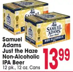 Jewel-Osco Samuel Adams Just the Haze Non-Alcoholic IPA Beer offer
