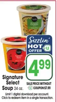 Jewel-Osco Signature Select Soup offer