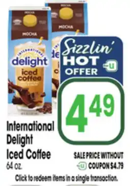 Jewel-Osco International Delight Iced Coffee offer