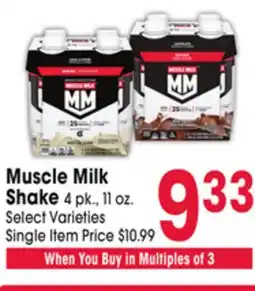Jewel-Osco Muscle Milk Shake offer