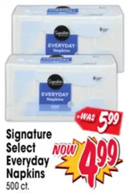 Jewel-Osco Signature Select Everyday Napkins offer
