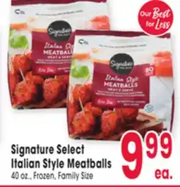 Jewel-Osco Signature Select Italian Style Meatballs offer