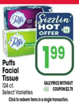 Jewel-Osco Puffs Facial Tissue offer