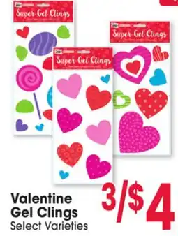 Jewel-Osco Valentine Gel Clings offer
