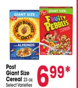 Jewel-Osco Post Giant Size Cereal offer