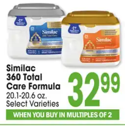 Jewel-Osco Similac 360 Total Care Formula offer