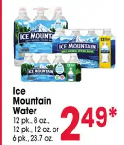 Jewel-Osco Ice Mountain Water offer