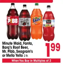 Jewel-Osco Minute Maid, Fanta, Barq's Root Beer, Mr. Pibb, Seagram's or Mello Yello offer
