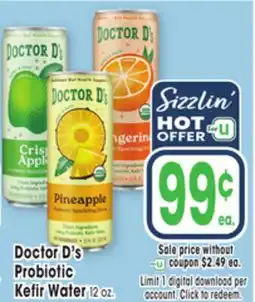 Jewel-Osco Doctor D's Probiotic Kefir Water offer
