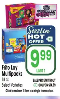 Jewel-Osco Frito Lay Multipacks offer