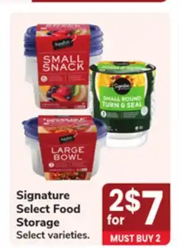 Jewel-Osco Signature Select Food Storage offer
