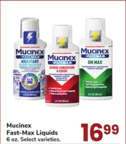 Jewel-Osco Mucinex Fast-Max Liquids offer