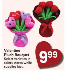 Jewel-Osco Valentine Plush Bouquet offer