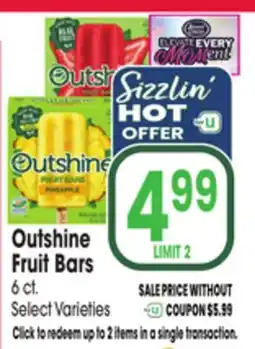 Jewel-Osco Outshine Fruit Bars offer