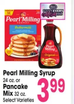 Jewel-Osco Pearl Milling Syrup 24 oz. or Pancake Mix 32 oz offer