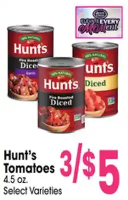 Jewel-Osco Hunt's Tomatoes offer