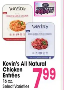 Jewel-Osco Kevin's All Natural Chicken Entrées offer