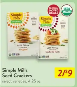 Fresh Thyme Simple Mills Seed Crackers offer