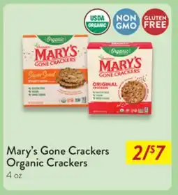 Fresh Thyme Mary's Gone Crackers Organic Crackers offer