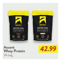 Fresh Thyme Ascent Whey Protein offer