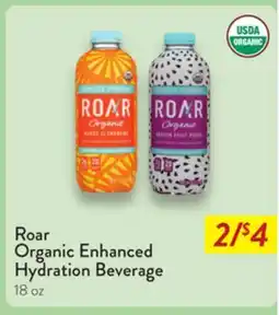 Fresh Thyme Roar Organic Enhanced Hydration Beverage offer
