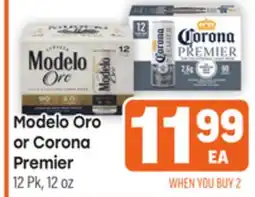 Tony’s Fresh Market Modelo Oro or Corona offer