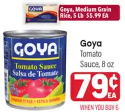 Tony’s Fresh Market Goya Tomato Sauce offer