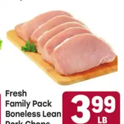 Tony’s Fresh Market Fresh Family Pack Boneless Lean Pork Chops offer