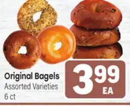 Tony’s Fresh Market Original Bagels offer