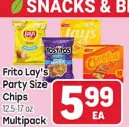 Tony’s Fresh Market Frito Lay's Party Size Chips, 12.5-17 oz Multipack 10 ct offer