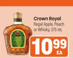 Tony’s Fresh Market Crown Royal Regal Apple, Peach or Whisky offer