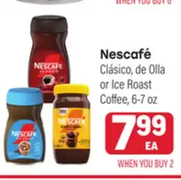 Tony’s Fresh Market Nescafé Clásico de Olla or Ice Roast Coffee offer