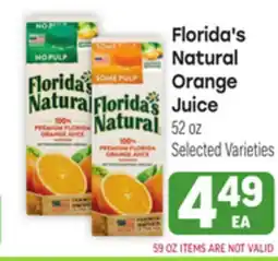 Tony’s Fresh Market Florida's Natural Orange Juice offer