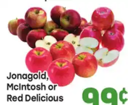 Tony’s Fresh Market Jonagold, McIntosh or Red Delicious Apples offer