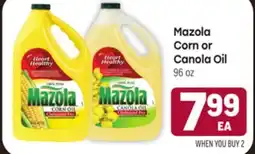 Tony’s Fresh Market Mazola Corn or Canola Oil offer