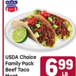 Tony’s Fresh Market USDA Choice Family Pack Beef Taco Meat offer