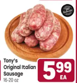 Tony’s Fresh Market Tony's Original Italian Sausage offer