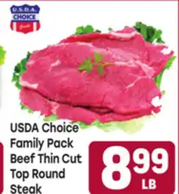 Tony’s Fresh Market USDA Choice Family Pack Beef Thin Cut Top Round Steak offer