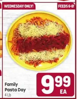 Tony’s Fresh Market Family Pasta Day offer