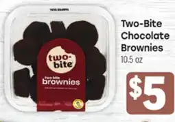 Tony’s Fresh Market Two-Bite Chocolate Brownies offer