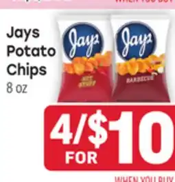 Tony’s Fresh Market Jays Potato Chips offer