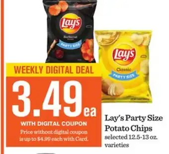 Mariano's Lay's Party Size Potato Chips offer