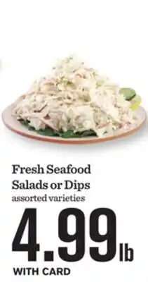 Mariano's Fresh Seafood Salads or Dips offer