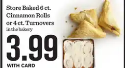 Mariano's Store Baked 6 ct. Cinnamon Rolls or 4 ct. Turnovers offer