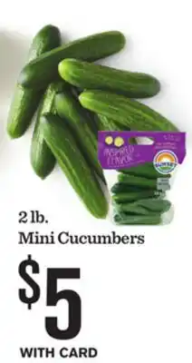 Mariano's 2 lb. Mini Cucumbers offer