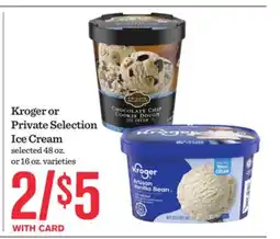 Mariano's Kroger or Private Selection Ice Cream offer